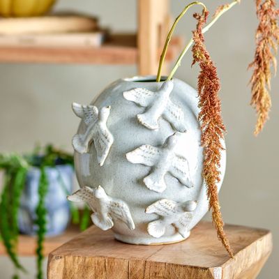 Vases - Abira Vase, Nature, Grès  - CREATIVE COLLECTION