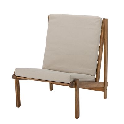 Chaises longues - Gani Chaise de salon, Nature, Acacia - BLOOMINGVILLE MULTIBRAND HOUSE