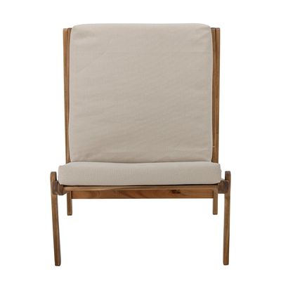 Chaises longues - Gani Chaise de salon, Nature, Acacia  - BLOOMINGVILLE MULTIBRAND HOUSE
