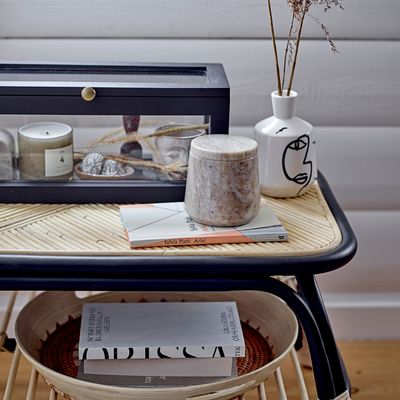 Coffee tables - Loue Coffee Table, Black, Rattan  - BLOOMINGVILLE MULTIBRAND HOUSE