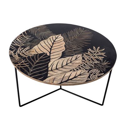 Tables basses - Lac Table basse, Noir, Mango  - CREATIVE COLLECTION