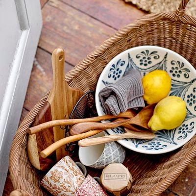 Paniers - Selma Panier, Nature, Rotin Set of 2 - BLOOMINGVILLE MULTIBRAND HOUSE