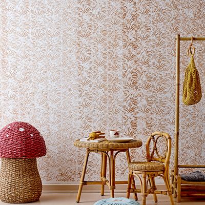 Shopping baskets - Corintha Basket w/Lid, Red, Seagrass  - BLOOMINGVILLE MINI