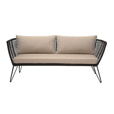Sofas - Mundo Sofa, Black, Metal - BLOOMINGVILLE MULTIBRAND HOUSE