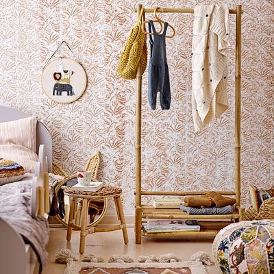 Mounting accessories - Christianna Clothes Rack, Nature, Bamboo  - BLOOMINGVILLE MINI