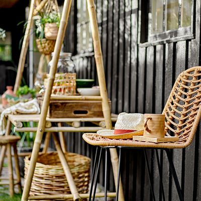 Chaises - Vargas Chaise de bar, Nature, Polyrattan  - BLOOMINGVILLE MULTIBRAND HOUSE