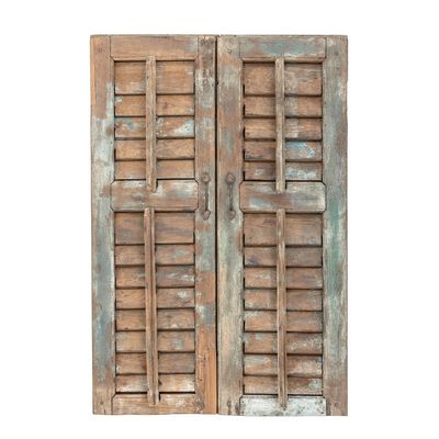Other wall decoration - Granville Wall Decor, Green, Reclaimed Wood  - CREATIVE COLLECTION