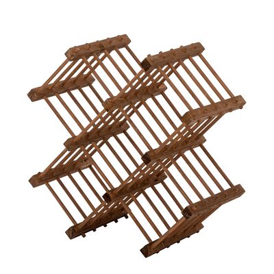 Accessoires pour le vin - Lucas Casier à vin, Marron, Bambou - BLOOMINGVILLE MULTIBRAND HOUSE