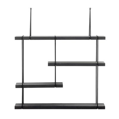 Etagères - Lewis Tablette, Noir, Bois de sapin - BLOOMINGVILLE MULTIBRAND HOUSE