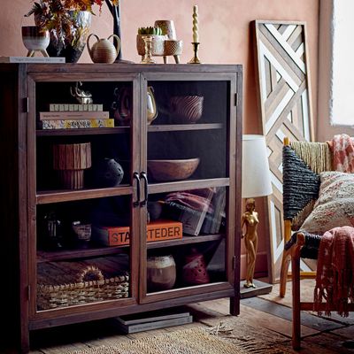 Sideboards - Marl Cabinet, Brown, Firwood  - CREATIVE COLLECTION