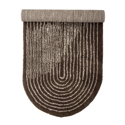 Rugs - Zhina Rug, Brown, Cotton  - BLOOMINGVILLE MULTIBRAND HOUSE
