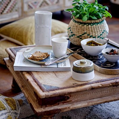 Trays - Lat Tray, Black, Mango  - CREATIVE COLLECTION