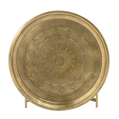 Other tables - Dalia Tray Table, Brass, Metal  - BLOOMINGVILLE MULTIBRAND HOUSE