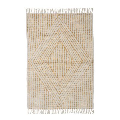 Rugs - Stephi Rug, Yellow, Cotton  - CREATIVE COLLECTION