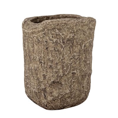 Vases - Janay Deco Vase, Brown, Paper Mache  - BLOOMINGVILLE MULTIBRAND HOUSE