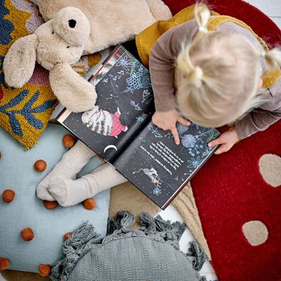 Tapis - Mushroom Tapis, Rouge, Laine  - BLOOMINGVILLE MINI