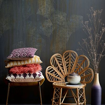 Vases - Serok Deco Vase, Purple, Terracotta  - BLOOMINGVILLE MULTIBRAND HOUSE