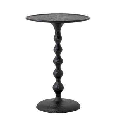 Autres tables  - Anka Table d'appoint, Noir, Aluminium  - BLOOMINGVILLE