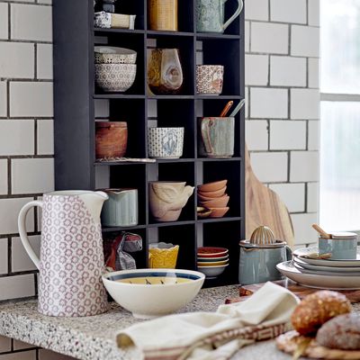 Etagères - Olinn Tablette, Noir, Bois de sapin  - BLOOMINGVILLE MULTIBRAND HOUSE