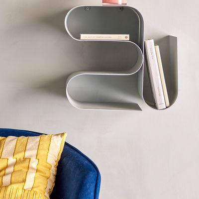 Storage boxes - Berra Magazine Holder, Grey, Metal  - BLOOMINGVILLE MULTIBRAND HOUSE