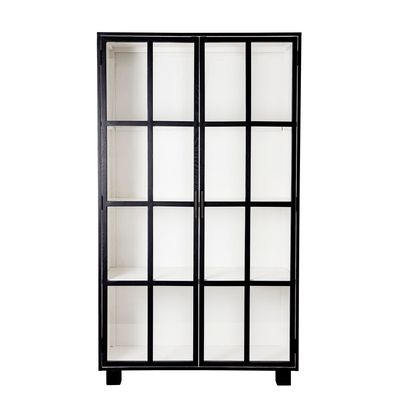 Sideboards - Isabel Cabinet, Black, Oak  - BLOOMINGVILLE
