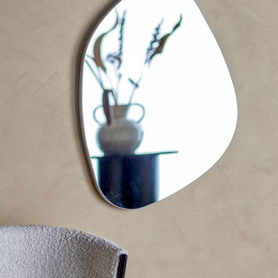 Mirrors - Aimie Wall Mirror, Silver, Glass  - BLOOMINGVILLE MULTIBRAND HOUSE