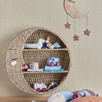 Shelves - Moony Shelf, Nature, Seagrass  - BLOOMINGVILLE MINI