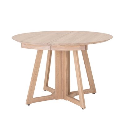 Tables Salle à Manger - Owen Table à dîner extensible, Nature, FSC® 100%, Chêne - BLOOMINGVILLE MULTIBRAND HOUSE
