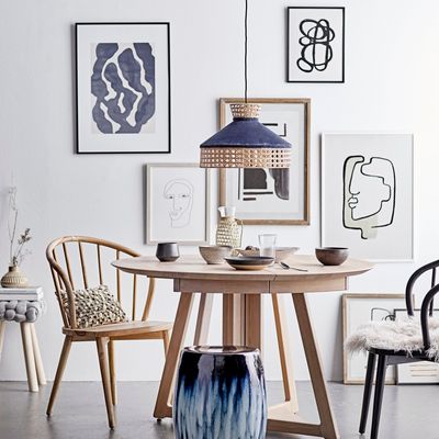 Tables Salle à Manger - Owen Table à dîner extensible, Nature, FSC® 100%, Chêne  - BLOOMINGVILLE MULTIBRAND HOUSE