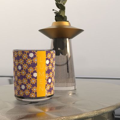 Objets de décoration - Scented candle made in France Abir - series Noura - LUMEN