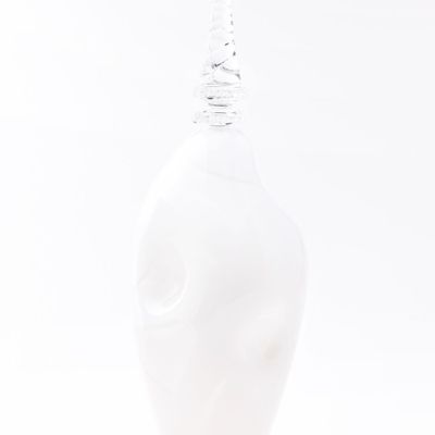 Verre d'art - Sculpture d'art en verre Licorne "Blanche" - KIRBEL OÜ