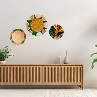 Other wall decoration - Tropicana Woven Bowl Set of 3 - MAISON SUKU