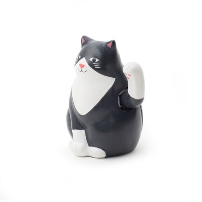 Gifts - SOLAR FIGURE IN THE SHAPE OF A CAT - KIKKERLAND