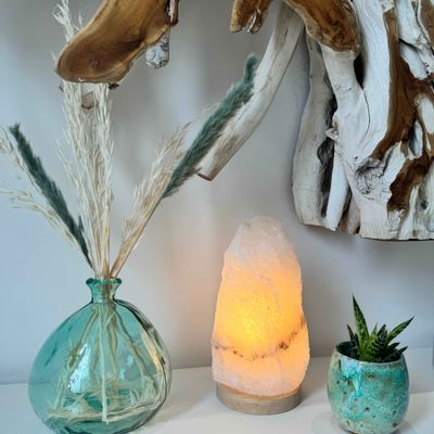 Decorative objects - Lampe de sel Rock blanche : 3-5Kg - COCOONME