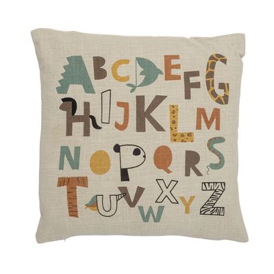 Cushions - Memmo Cushion, Nature, Cotton  - BLOOMINGVILLE MINI