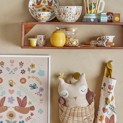 Kitchen utensils - Bryn Baking Set, Brown, Stoneware Set of 3 - BLOOMINGVILLE MINI