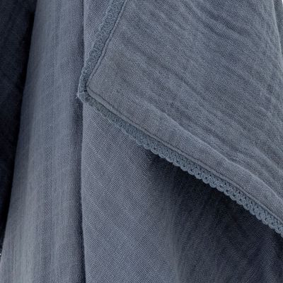 Accessoires pour puériculture - Muslin Couverture, Blue, Coton  - BLOOMINGVILLE MINI