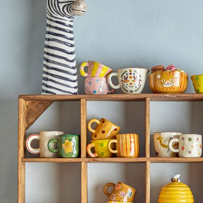 Mugs - Addy Cup, Green, Stoneware  - BLOOMINGVILLE MINI