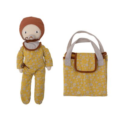 Toys - Nalle Doll, Brown, Cotton Set of 6 - BLOOMINGVILLE MINI
