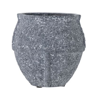 Vases - Walle Vase, Grey, Ceramic - CREATIVE COLLECTION