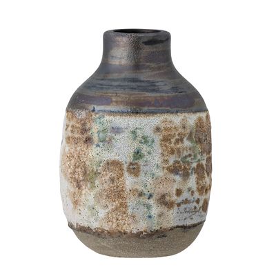 Vases - Crina Vase, Brown, Stoneware - BLOOMINGVILLE MULTIBRAND HOUSE