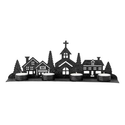 Candlesticks and candle holders - Cielo Votive, Black, Metal  - BLOOMINGVILLE MULTIBRAND HOUSE