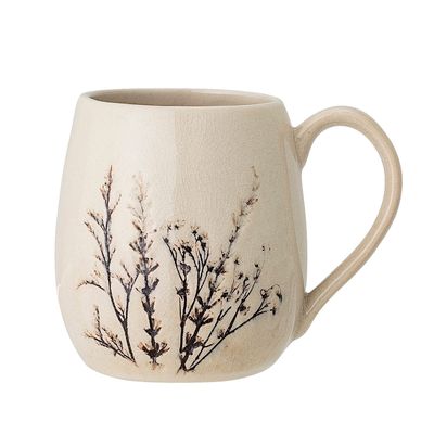 Mugs - Bea Mug, Nature, Stoneware - BLOOMINGVILLE MULTIBRAND HOUSE