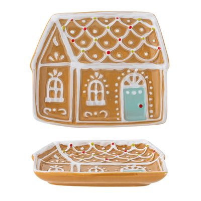 Everyday plates - Ginnie Plate, Brown, Ceramic - BLOOMINGVILLE MULTIBRAND HOUSE