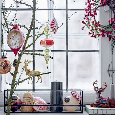 Bougeoirs et photophores  - Filula Photophore, Noir, Verre  - BLOOMINGVILLE MULTIBRAND HOUSE