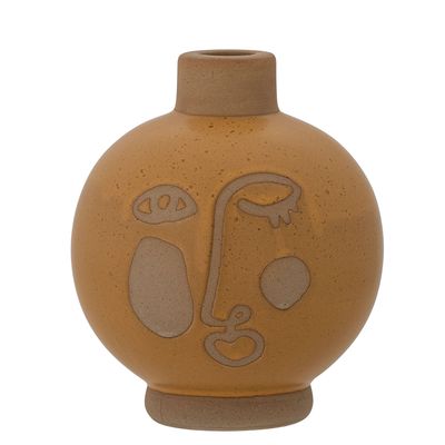 Candlesticks and candle holders - Jilian Candle Holder, Brown, Stoneware - BLOOMINGVILLE MULTIBRAND HOUSE