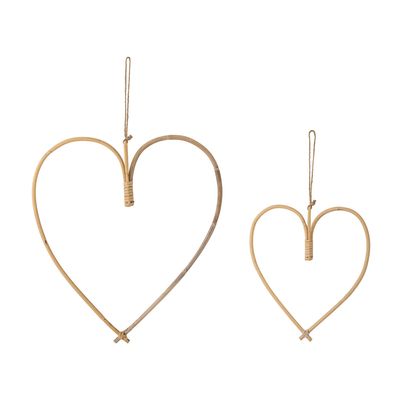 Guirlandes et boules de Noël - Karima Bibelot, Nature, Rotin Set of 2 - BLOOMINGVILLE MULTIBRAND HOUSE
