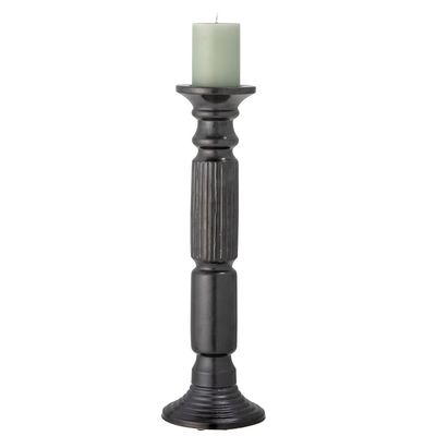 Candlesticks and candle holders - Millas Candle Holder, Black, Ceramic  - BLOOMINGVILLE MULTIBRAND HOUSE