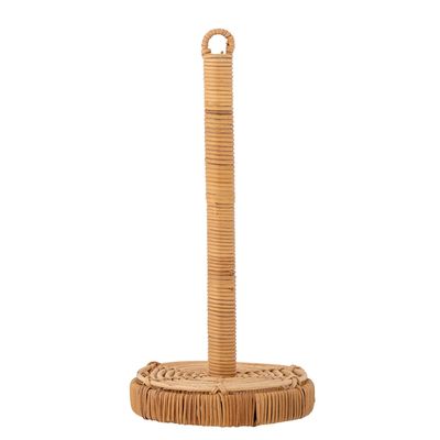 Kitchen utensils - Ingse Kitchen Paper Stand, Nature, Rattan - BLOOMINGVILLE MULTIBRAND HOUSE