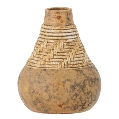 Vases - Eslin Vase, Marron, Grès - BLOOMINGVILLE MULTIBRAND HOUSE